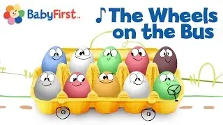 Surprise Eggs | The Wheels on the Bus | Nursery Rhyme Cartoons for Kids