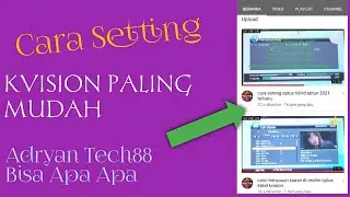 CARA SETTING KVISION C2000 BROMO DI KU BAND dan C BAND
