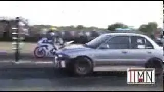 Cyber Evo 9.8@141MPH @ TTUNDRA Drag Event #1 2014 !!