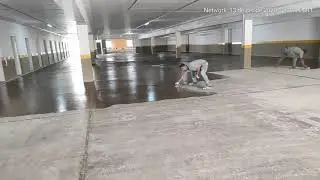 Aplica&ccedil;&atilde;o de Piso Ep&oacute;xi Autonivelante em Garagem | Passo a Passo