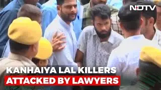 Udaipur Tailor Murder: Killers Attacked By Lawyers, Crowd At Jaipur Court