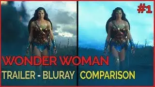 Wonder Woman - Trailer - Bluray Comparison #1