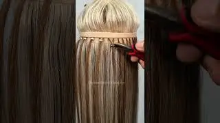 100% human remy virgin butterfly weft Extension Install tutorial #butterflyhairextensions