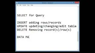 MySQL DQL and DML Overview