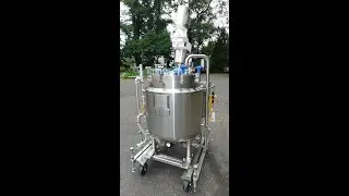 50 Gallon 316L Stainless Steel Pharmaceutical grade reactor by Feldmeier Equipment