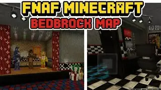 Fnaf 1 map for minecraft BEDROCK 