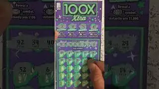$20 100X Xtra scratch off Illinois Lottery