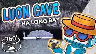 BEST 360 VIDEO VR 4K | Luon Cave in Halong Bay - An Unforgettable Experience in Vietnam