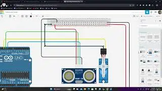 Arduino Radar Simulation using Tinkercad