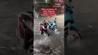This is not Venice&hellip; it&rsquo;s Hanoi. Today, the capital of Vietnam turned into a city under water