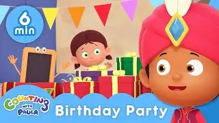 Celebrate the Prince's Birthday Party! | Counting with Paula Season 6 | Kids Cartoons