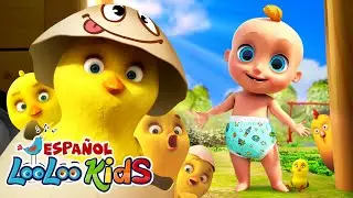 Los Pollitos Pio Pio - Canciones Para Ni&ntilde;os! - Canciones Infantiles En Espa&ntilde;ol - Dibujos Animados