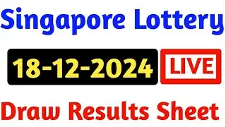 18-12-2024 Today 4D Results Singapore | 4d Result  | Today 4d Result Live