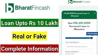 Bharat Fincash Loan | Bharat Fincash Review | Bharat Fincash Real or Fake