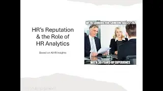 HR Analytics 2025 - Part 1 : Smart HR knows Analytics
