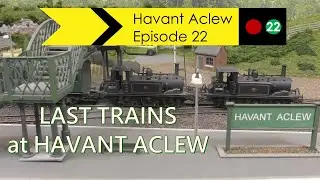 Last trains at Havant Aclew - 00 gauge Southern Region layout