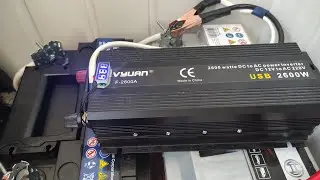 Китайский инвертор с АлиЭкспресс LVYUAN 2600 и фен 2 кВт.