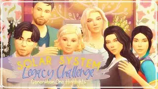 🩵SEASON ONE HIGHLIGHTS🩵 || The Sims 4: Solar System Legacy Challenge