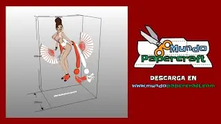 Май Ширануи &ndash; модель из бумаги по мотивам игры King of Fighters | Modelo Gratis