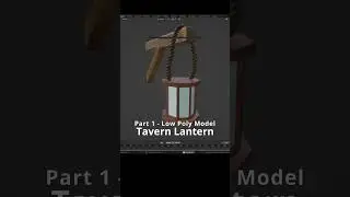 Lets Model a Lantern (Part 1) - Blender 3D Modelling Time Lapse - Everstromn Hobbies
