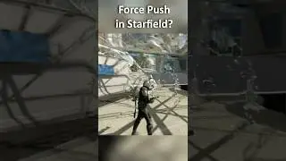 First Look at Force Push in Starfield (Star Wars Genesis Modlist Gameplay)