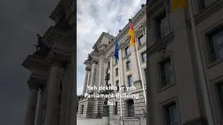 Berlin me Germany ki Parliament Building! Ekdum Sannata! Shocking #viral #travel #funny #germany