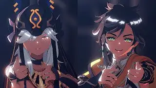 【MMD原神Genshin Impact】天使の翼【セノ/セトス　Cyno/Sethos】