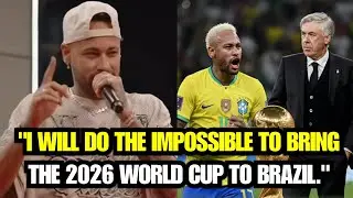 Neymar sends a message to Ancelotti and guarantees the 2026 World Cup for Brazil.