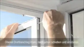 Anleitung f&uuml;r Neher- Fliegengitter Pendelt&uuml;ren