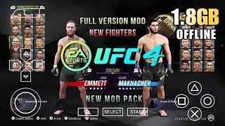 UFC4 Mobile PPSSPP Android Offline Mod UFC Undisputed 2010 | Новые бойцы | ОБНОВЛЕНИЕ | Игровой п...