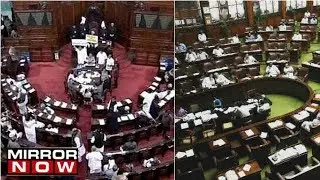 Rajya Sabha, Lok Sabha Adjourned For The Day Amid Protests