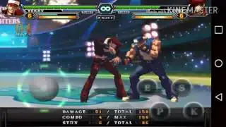 Combos with Terry (KOF mobile fighting game)