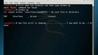 airmon-ng shows ls:cannot access '/sys/class/ieee80211/' : No such file or directory solved