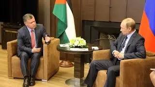 مباحثات جلالة الملك عبدالله الثاني مع الرئيس الروسي، فلاديمير بوتين | RHCJO