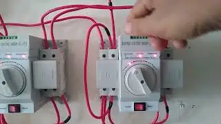 Dual Power Automatic Transfer Switch Connection || MK Tech Bangla