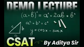 Demo Lecture on CSAT || By Aditya Sir ||  #tathastuics #upsc #upscexam #drtanujain