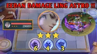 EEDAN DAMAGE LING ASTRO⭐⭐⭐ VS FREYA GUNNER⭐⭐⭐ SEKALI ULTI LENYAP !! UPDATE TERBARU MAGIC CHESS 2023