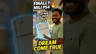 🎮 Finally Got My PS5 🔥 | Dream Come True for Every Gamer 😍 #shorts #youtubeshorts #ps5 #gameplay