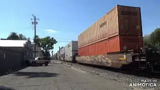 Railfanning @ Sacramento CA (Ft UP 6378 SP Patched Unit) 9/23/2024