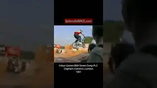 Pt.2 Urban Games BMX Park Street Competition, Clapham Common, London, circa 2000 Mid School BMX.