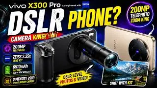 Vivo X300 Pro Full Review & Unboxing| Specifications, Camera Test & DSLR Lens Kit Explained #vivo