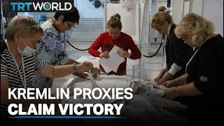 Kremlin proxies claim victory in referendum annexation polls