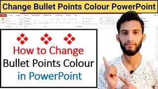 How to change bullets colour in powerpoint | How to change bullets points color in powerpoint