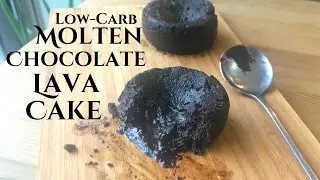 Keto Chocolate Lava Cake | Low-Carb Molten Lava Cake | Diabetic Chocolate Cake Recipe