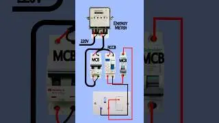 Basic Home Wiring for Beginners | Step by Step  #tools4life #electrician #electrical#shorts #short