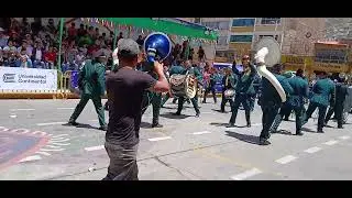 Entrada de la espectacular banda falcón en la plaza de Huánuco 😀 ✅️