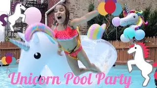 Unicorn Pool Party - Lunch Break With Maddy (Summer 2018)
