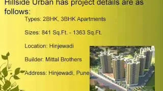 Hillside Urban in Hinjewadi Pune by Mittal Brothers