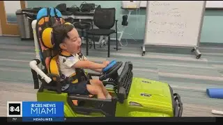 Santa's Helpers gift Miami 3-year-old with health challenges a special toy Jeep