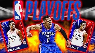 NBA LIVE MOBILE PLAYOFF PROMO!! INSANE PULLS!